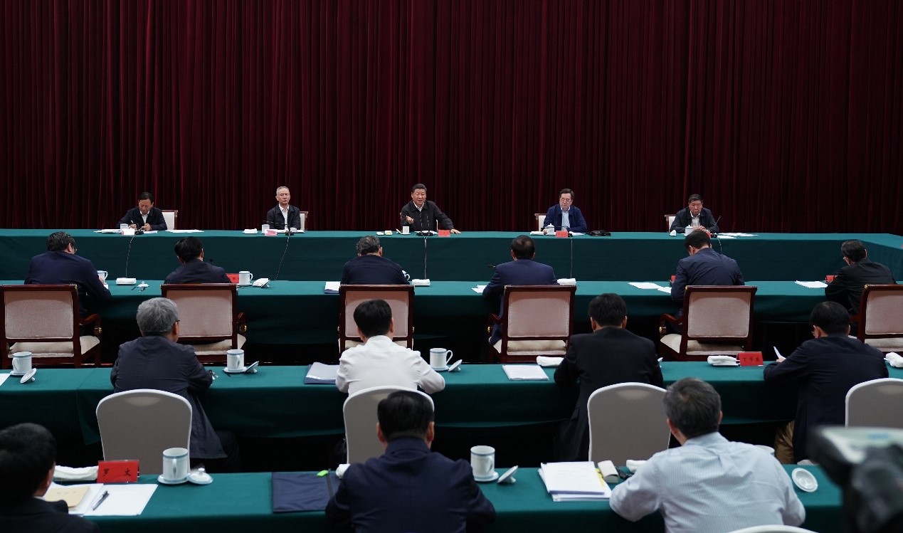 2019年5月20日至22日，中共中央總書記、國(guó)家主席、中央軍委主席習(xí)近平在江西考察，主持召開推動(dòng)中部地區(qū)崛起工作座談會(huì)并發(fā)表重要講話。新華社記者 謝環(huán)馳 攝 